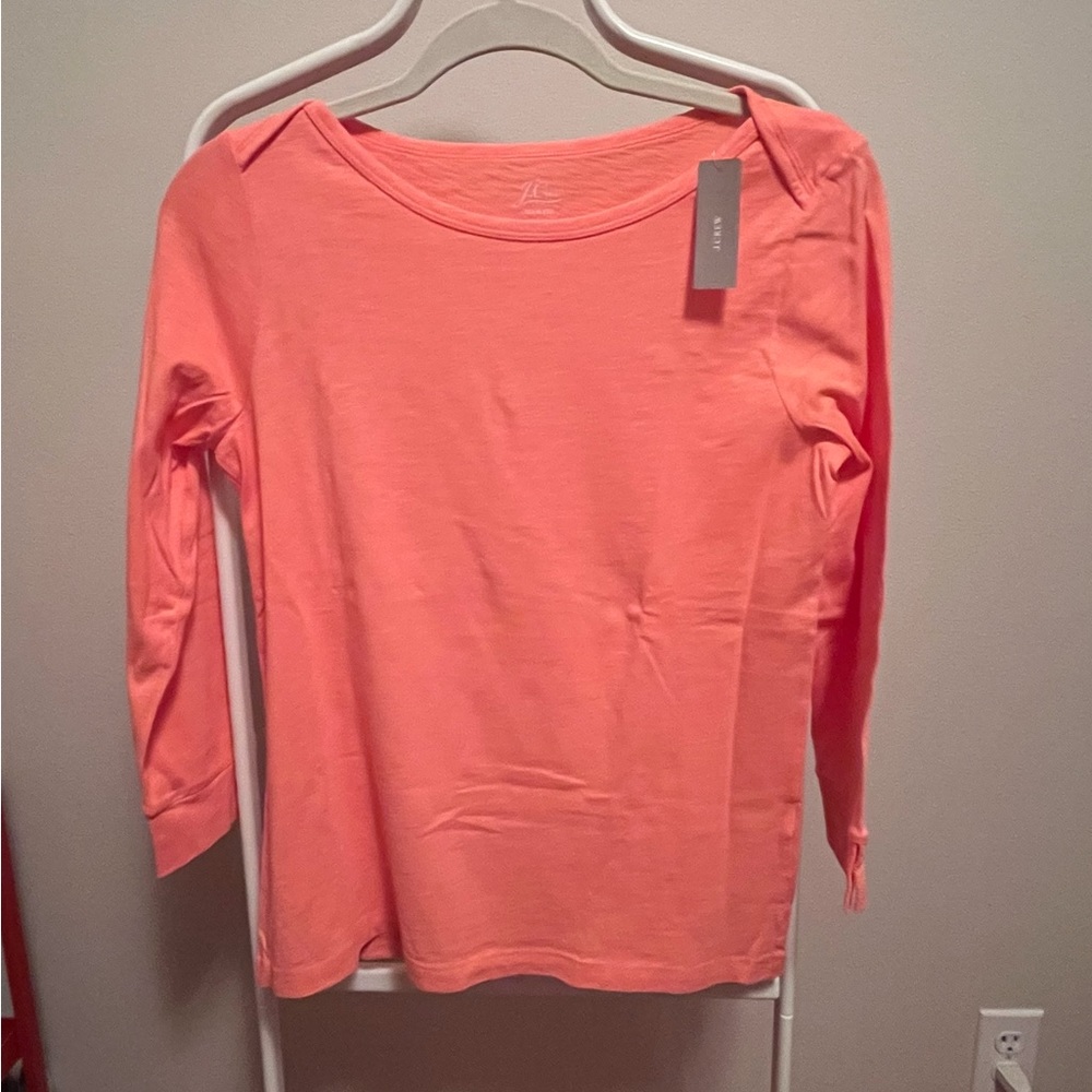 NWT J. Crew Painter Slub Boatneck Top
